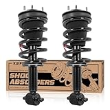 KUIPERAUTO Front Complete Struts Coil Spring Assembly 139112 Compatible with 2014-2018 Chevy Chevrolet Silverado 1500, Compatible with 2014-2018 GMC Sierra 1500 RWD Only Replacement Shock Absorbers