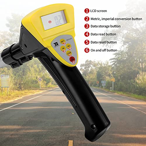 B Bosi Tools Measuring Wheel Digital Display High Precision, Premium Measure Wheel With Backlit Display, Multifunction-Metric/Imperial/Hold/Save/Memory Etc. #TOP3