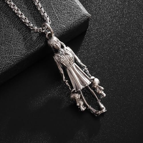 Collier ours rétro aux finitions soignées pour femmes et filles