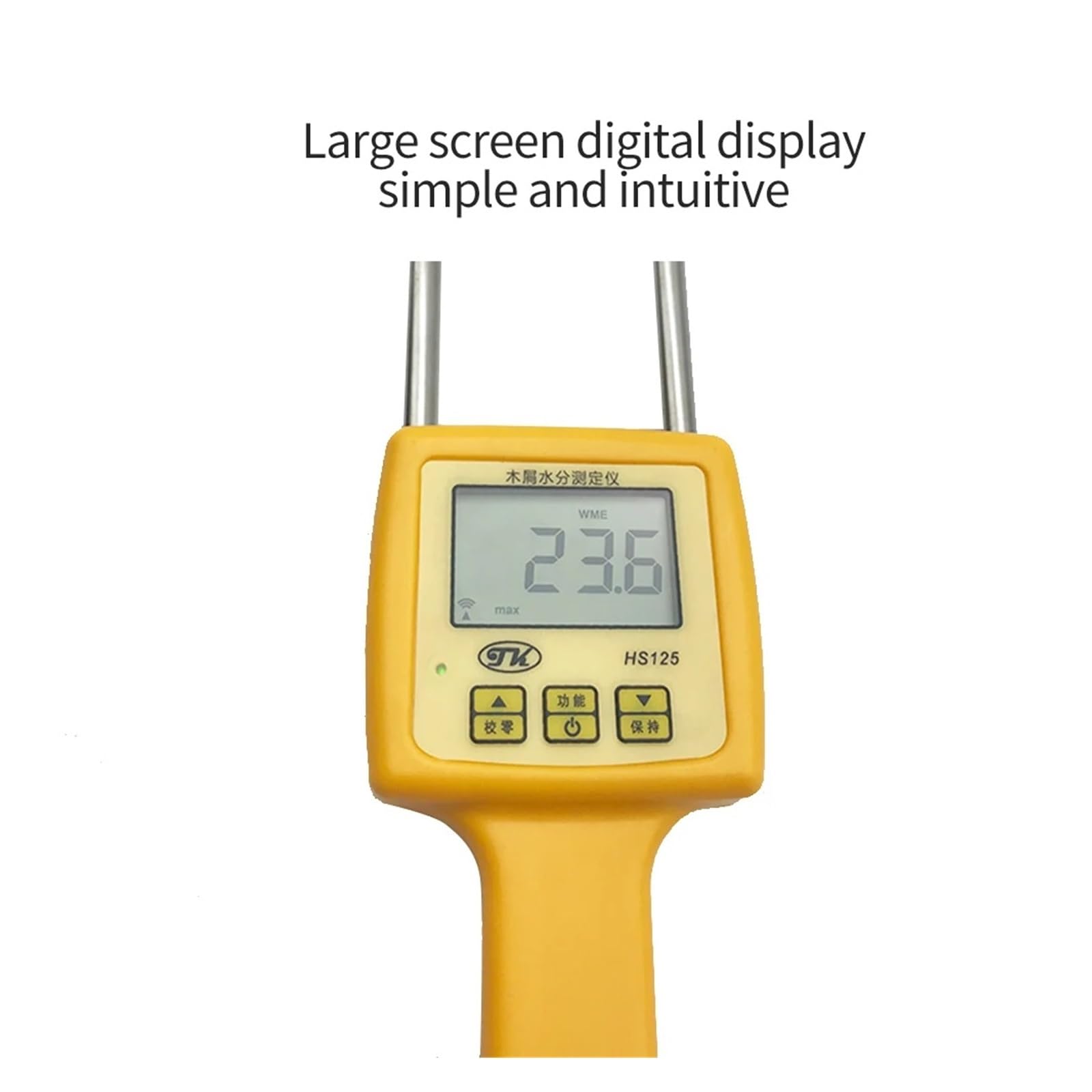 Feuchtigkeitsmessgerät, Portable Sawdust Moisture Meter Wood Chip Analyzer Tester HS125