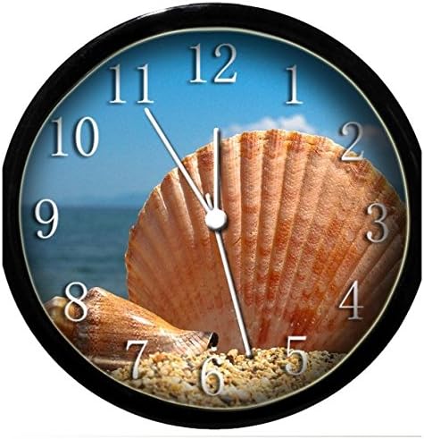 Glow in The Dark Wall Clock - Seashell