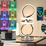 Design élégant : la lampe de table LED Moderne améliore votre espace avec un design unique moderne qui ajoute une touche d'élégance à votre décoration d'intérieur. Parfait pour l'éclairage et la décoration