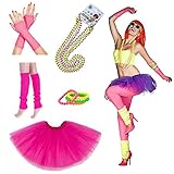 iLoveCos 80s Fancy Outfit 1980s Costume Accessoies for Women (Multi F10)