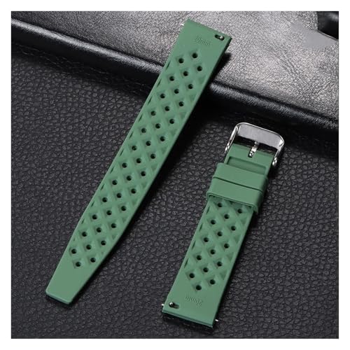 Bracelet montre silicone bleu de qualité supérieure avec finitions dorées