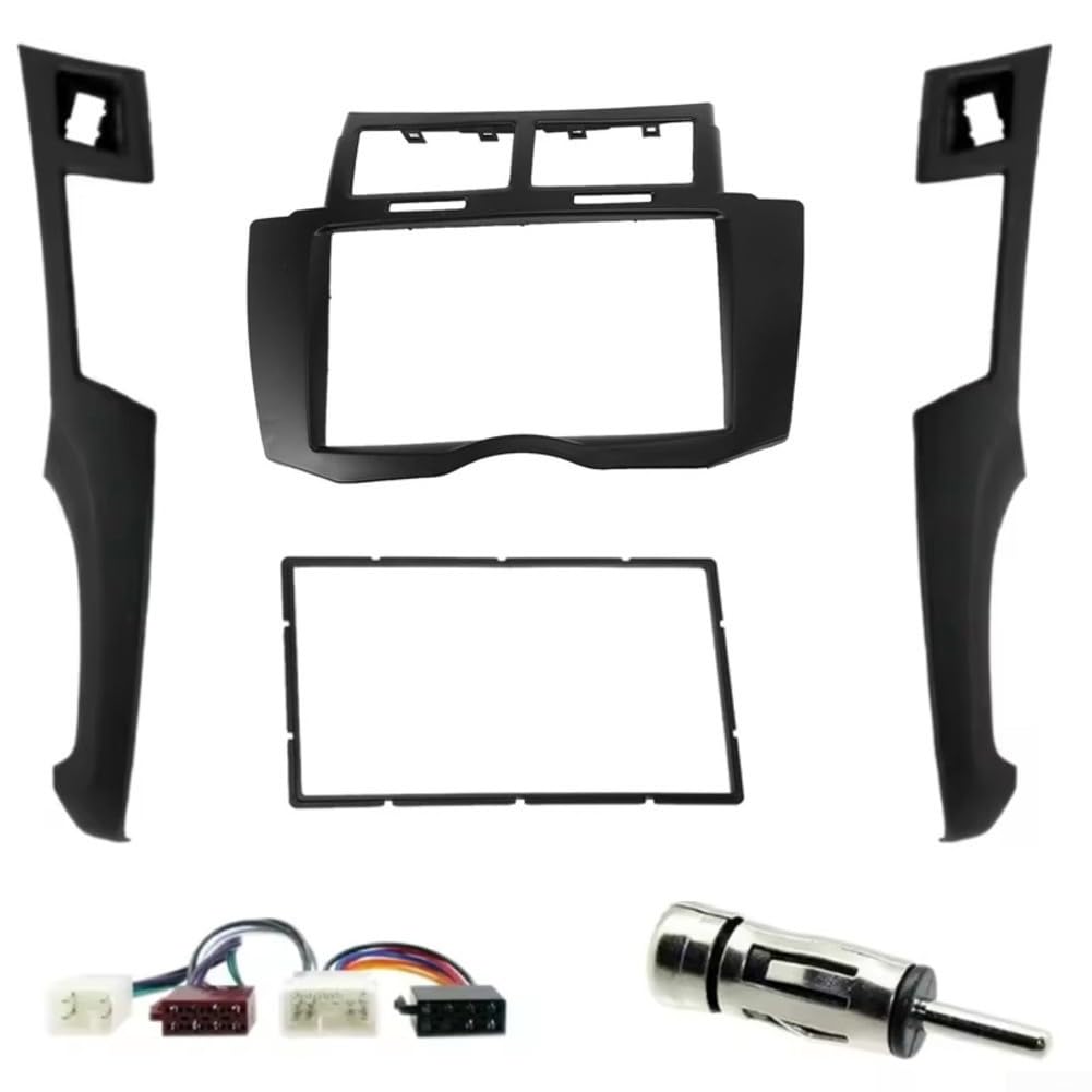 Cornice stereo 2 DIN per Yaris, Vitz, Platz 2005 2011, migliora l'aspetto visivo e le prestazioni audio (telaio+set antenna)