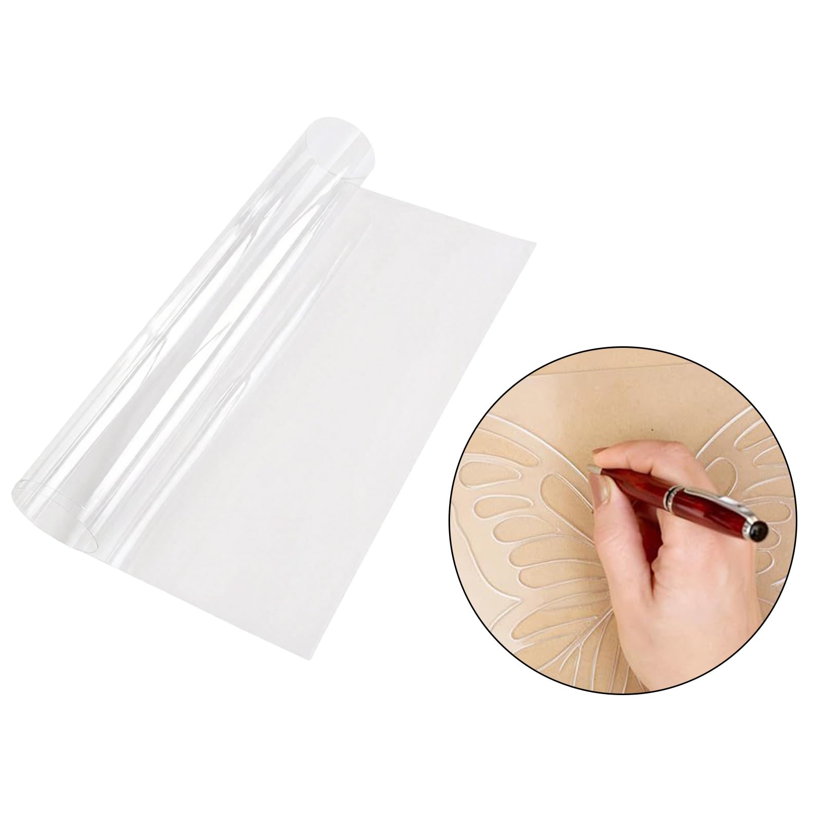 Hojas de plantillas para acolchar cortables, stock transparente para planificación de patrones, uso de diseño transparente, paquete de 6, 0, 02 cm, plantilla transparente para fabricantes, hoja de de