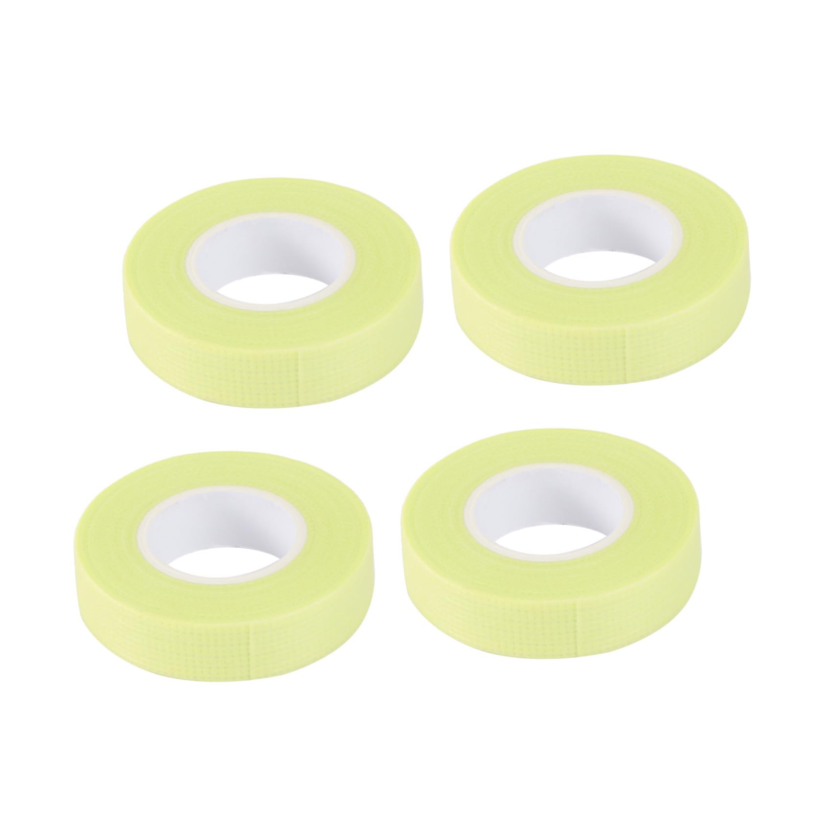FRCOLOR 4 Rolls Eyelash Tapes for Grafting and Isolation Breathable Non Woven for Eyelash Extension Application Durable Adhesion Easy to Tear and