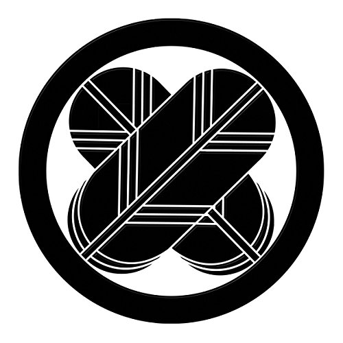 Amazon.co.jp: 蒔絵シール 家紋 「丸に違い鷹の羽 黒」 : おもちゃ