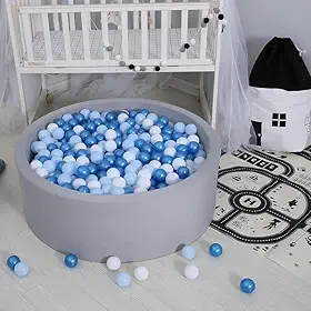 BEPLACE - Kit de 100 bolinhas para piscina Mundo Azul | BPA free