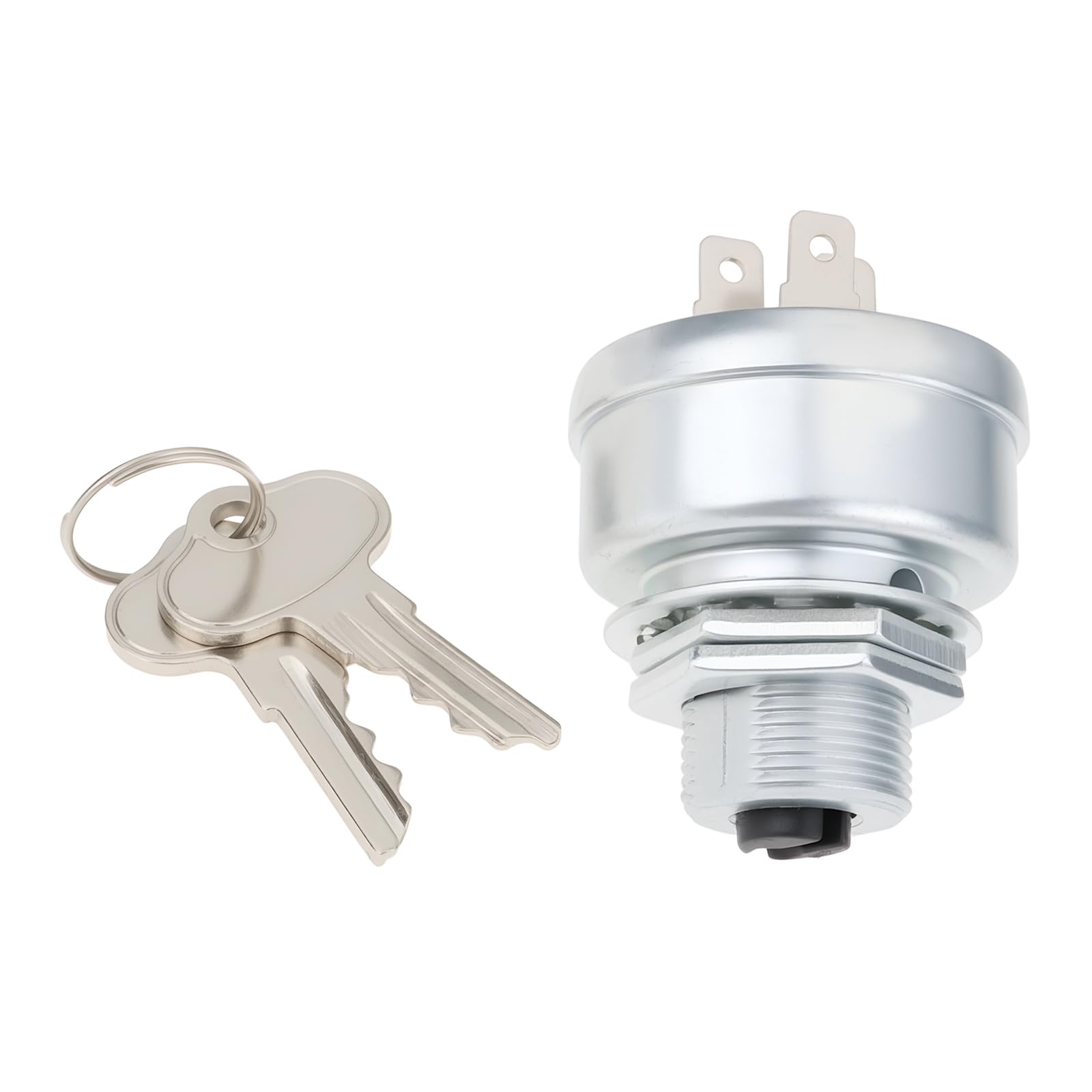 ECSiNG Lawn Mower Ignition Switch 3 Pin with 2 Keys Compatible with Cub Cadet IH 104 107 108 109 123 124 125 126 127 129 147 169