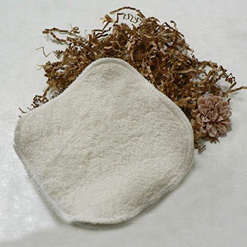 Toallitas de esponja de bambú crudo de 8 unidades, lavables y reutilizables, fabricadas íntegramente en Francia