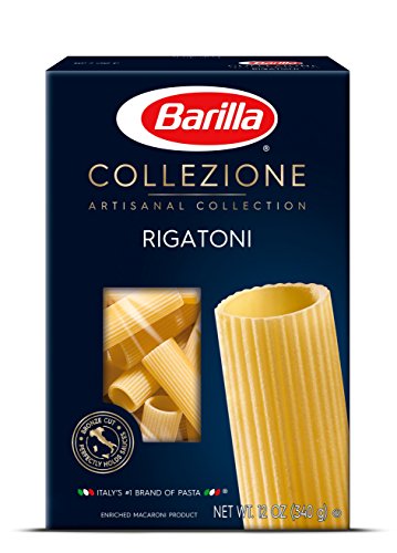 Barilla Collezione Pasta, Rigatoni, 12 Ounce (Pack of 12)