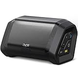 NYNE Punch Portable Wireless Bluetooth Speakers 4.2 Waterproof IP67, 20 Hours Play-time, 100 ft Range,Stereo Pairing, Durable and Loud Speakers Compatible iPhone/Samsung, Outdoor/Beach/Travel,Black