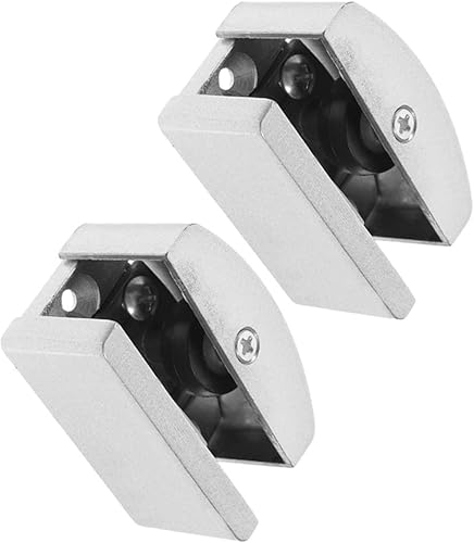 Guías de puerta de vidrio Fat Ivan 2 unids Tapón de puerta abatible de goma ajustable puerta deslizante Base ajustable Guía de puerta de ducha