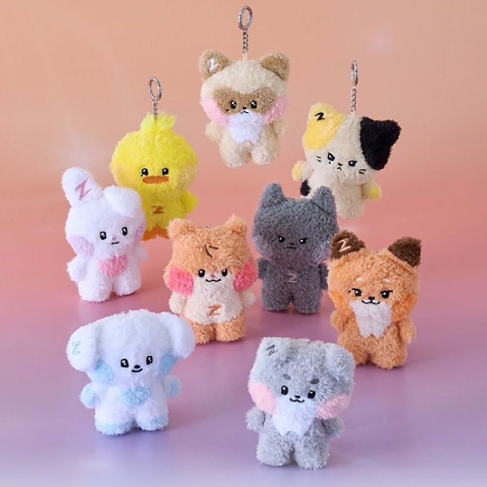 KPOP ZB1 Zeroni Plush Keychain ZEROBASEONE Cartoon Keychain Bag