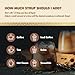 ChocZero Sugar Free Syrup Variety Pack Sampler for Coffee - Caramel, Hazelnut, and Vanilla Flavoring Syrups - Keto Friendly, Zero Sugar (3 Bottles, 10.8 Ounces Each)