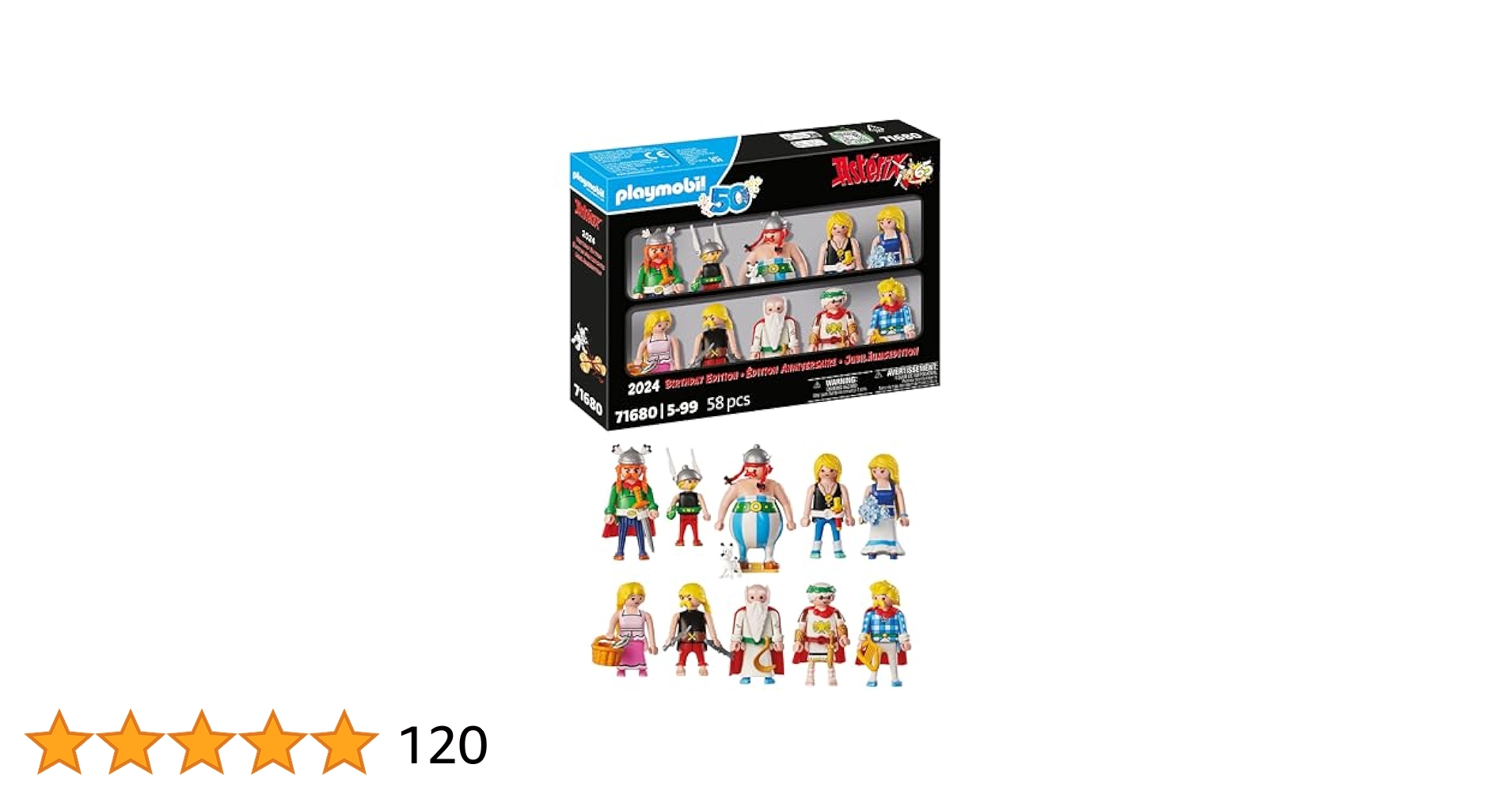 Amazon.com: PLAYMOBIL Asterix Figure Set : Toys & Games