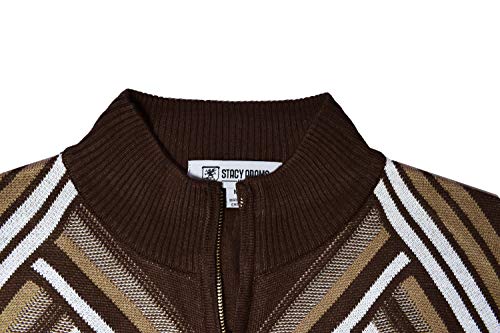 STACY ADAMS Men's Full Zippered Winter Sweaters2