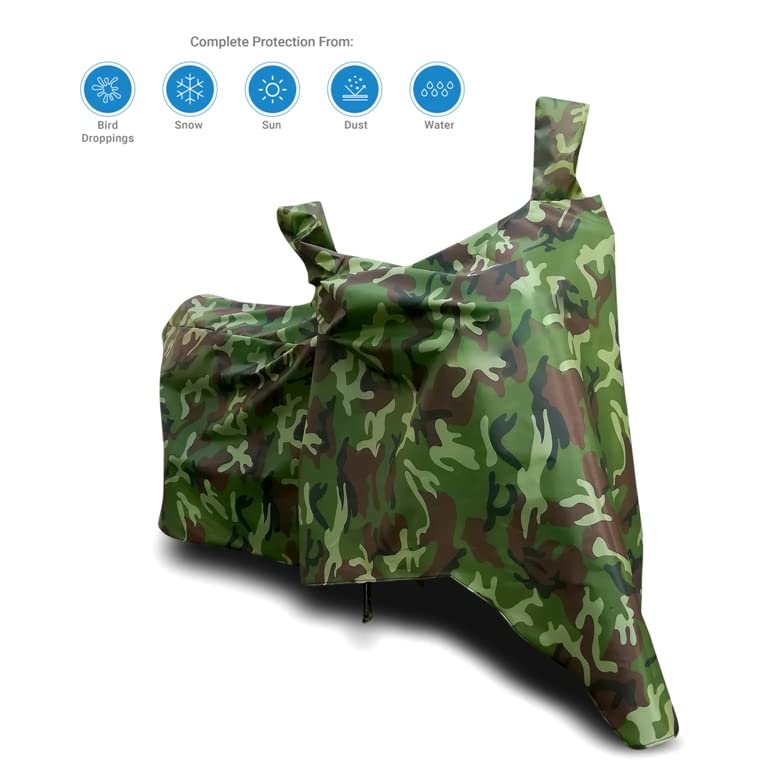 Image of SHAH BROTHERS Water Resistant Bike Cover Compatible for TVS Jupiter Classic Motorcycle /Bike Body Cover - Multi
