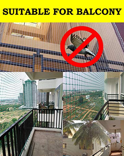 Navagraha 20× 10 Ft Anti Bird Agro Net/Pigeon Bird Control/Monkey Control (200 sq ft) (White) (20FT× 10FT (White))