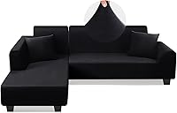 Vista 1 de KinCam Fundas de sofá modulares en forma de L, fundas de sofá súper elásticas, 2 fundas de sofá para 3 + 3 plazas, funda de diván seccional con 2