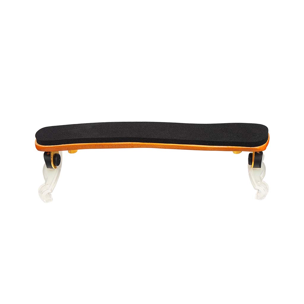 VIDOO Repos D'Épaule De Violon Aile Feud Maple Shoulder Rest Réglable 4/4 3/4 Violin Shoulder Rest W/Soft Pad