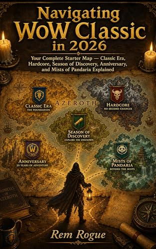 Navigating WoW Classic in 2026: Classic Era, Hardcore, Season of Discovery, Anniversary, and Mists of Pandaria Explained (English Edition)