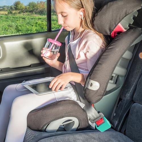 image for Guyemnat 2 Pack Silicone Seat Belt Buckle Holder, Seat Belt Buckle Boo