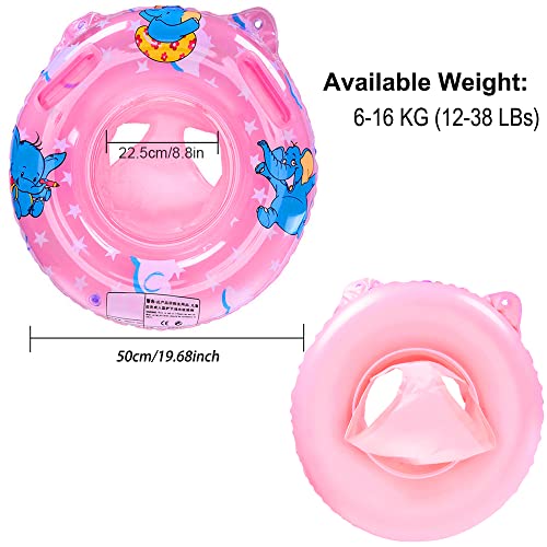 Sealive Baby Swimming Float, Toddler Floaties with Infant Seat Boat & Double Handle, Childrens' First Swim Ring, Bathtub Toys Pool Accessories for Kids Toddlers