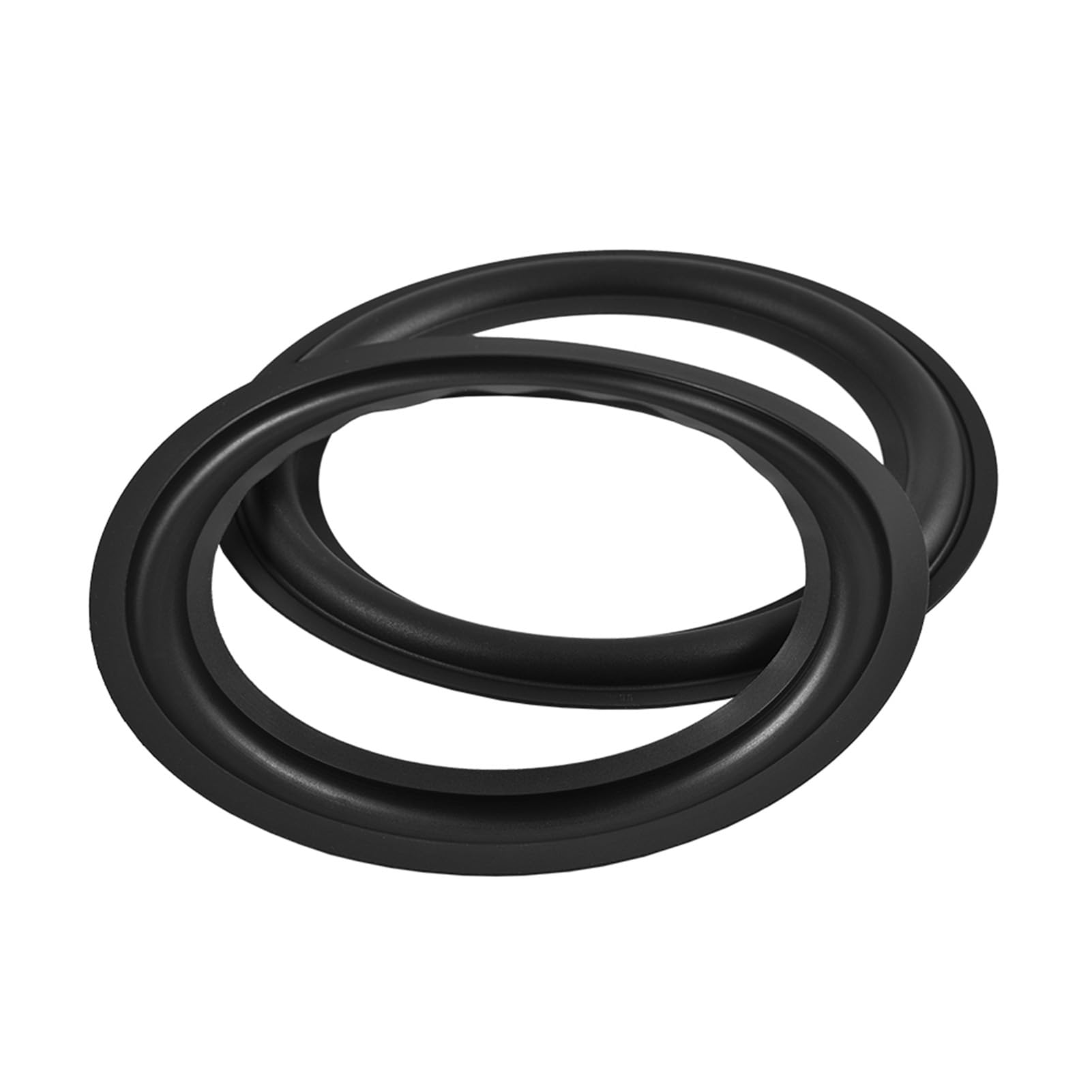Parti di Riparazione del Bordo in Gomma per Altoparlante e Bordo 'altoparlante Surround antietà per Altoparlanti, 2 Pezzi di Riparazione del Bordo del Woofer da 8 Pollici