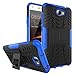 Produktbild FoneExpert® Huawei Y6 II Compact Handy Tasche, Hülle Abdeckung Cover schutzhülle Tough Strong Rugged Shock Proof Heavy Duty Case für Huawei Y6 II Compact (Blau)