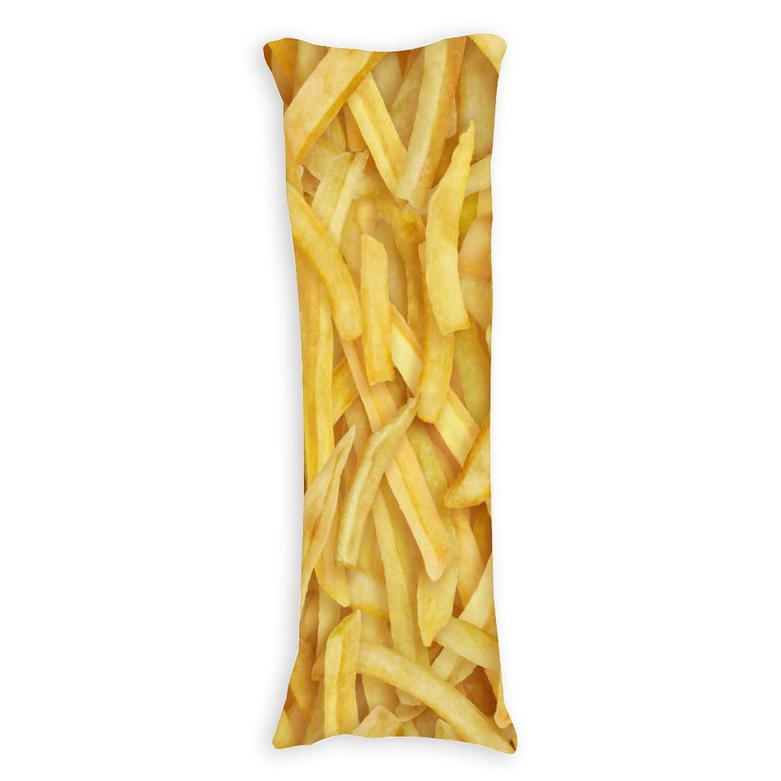 XKAWPC French Fries Pattern Body Pillowcase Soft Cozy and Breathable Body Pillow Cover Shell 54