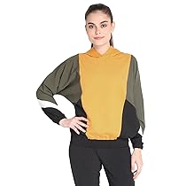 [Size M,L] CHKOKKO Women’s Polyester Hooded Neck, Zipper and Round Neck Jacket