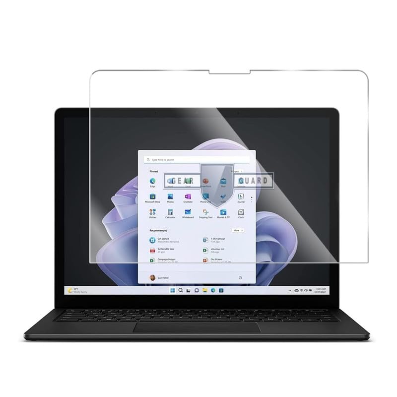 Gear Guard Screen Protector For Microsoft Surface Laptop 5/4/3 (13.5inch Laptop) [Not A Tempered Glass] - Clear Pack of 2 (B0DB63D1TR) Amazon Price History, Amazon Price Tracker