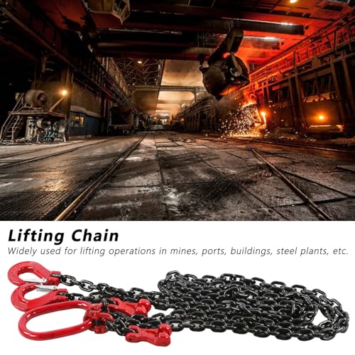 Chaîne de levage double brin pour sécuriser l'extraction de moteur