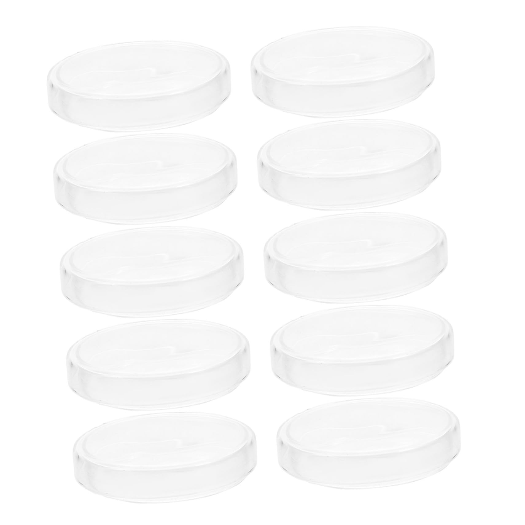 Alipis 10stücke Glas Petrischale mit Deckel für Labor Kulturschale Mikrobiologisches Werkzeug Sterile Platte Nährmedium Verwendung für Wissenschaft und Experimente