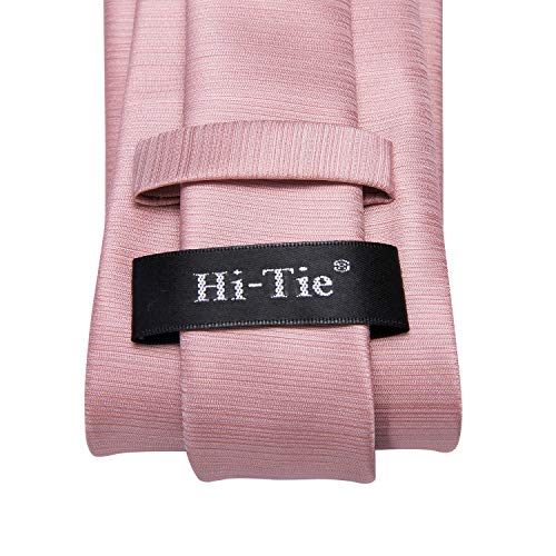 Image of Hi-Tie Men 63inches Tie Set Extra Long Necktie Paisley Tie Pocket Suqare Cufflinks Big and Tall Men Tie