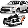 ACANII - For [HID/Xenon Model] 2018-2020 Chevy Traverse LED DRL Projector Headlight Headlamp Replacement Driver Side