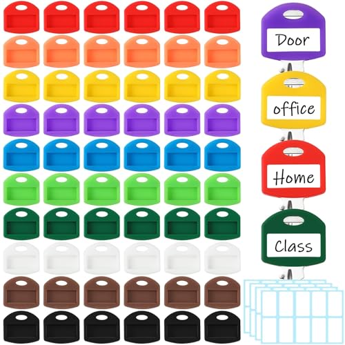 La Mejor Lista de Etiqueta de goma para comprar online. 39 JANYUN 60 fundas para llaves, etiquetas de identificación de llaves de goma de colores con etiquetas, protectores de cabeza de llave para el hogar, oficina, llaves de coche,...