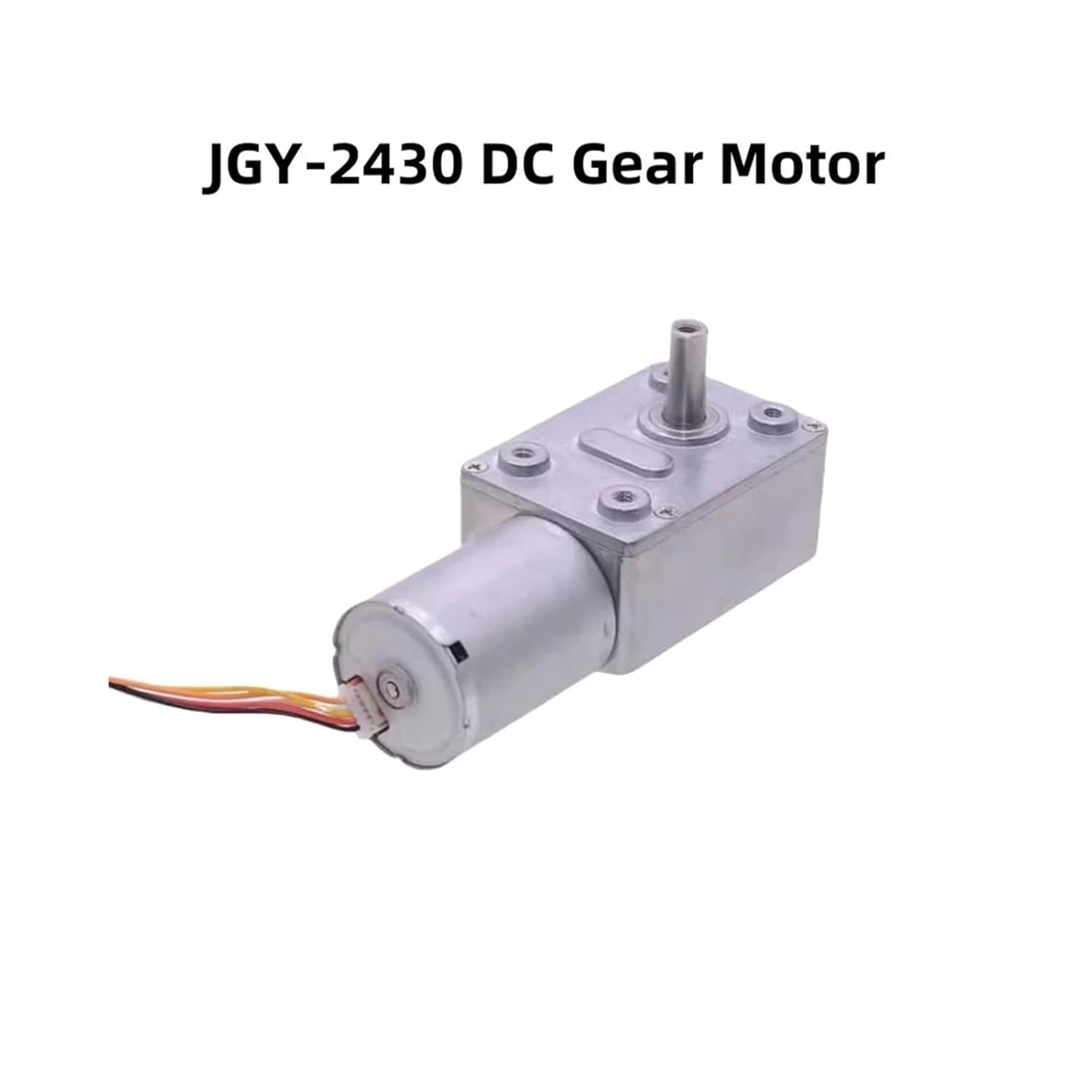 12V24V JGY-2430 DC Worm Gear Motor Brushless Self-Locking Adjustable Speed Low Noise Long Life DIY Model Toy Home Appliances(23rpm,24V)