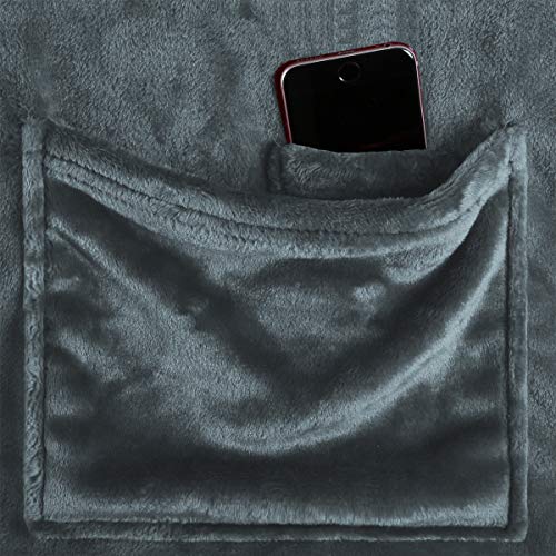 Ärmeldecke Gräfenstayn TV-Decke mit Ärmeln und Fußtasche