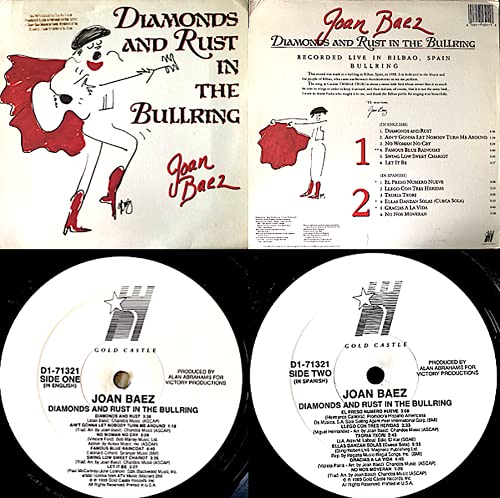 Diamonds & Rust In The Bull Ring [1989 limited vinyl LP pressing with promo cover]