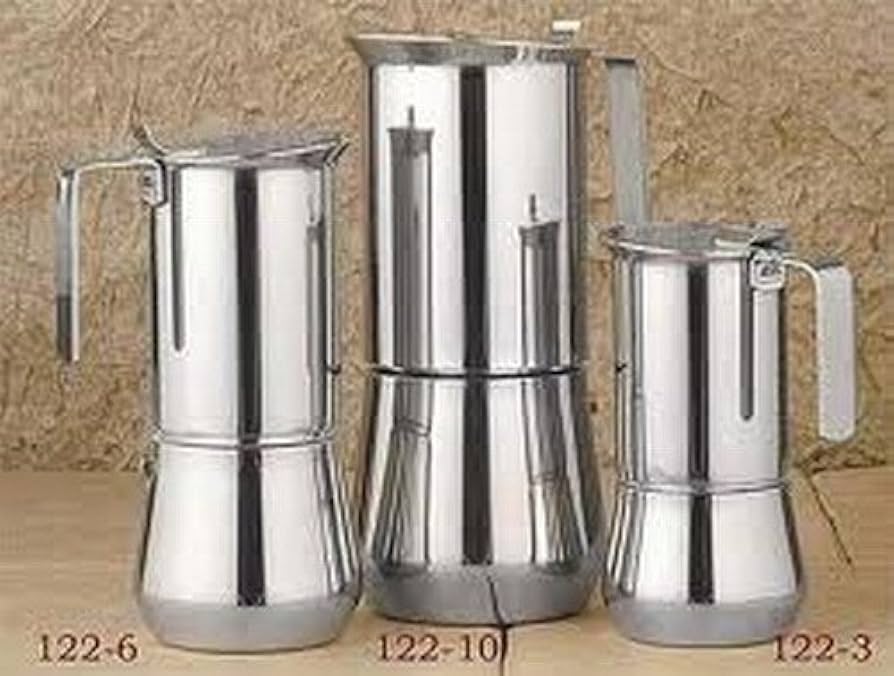 イルサ 直火式エスプレッソメーカー 3カップ用 o7r6kf1 Amazon.com: Ilsa Stainless Steel 3 ESPRESSO Cups Stovetop