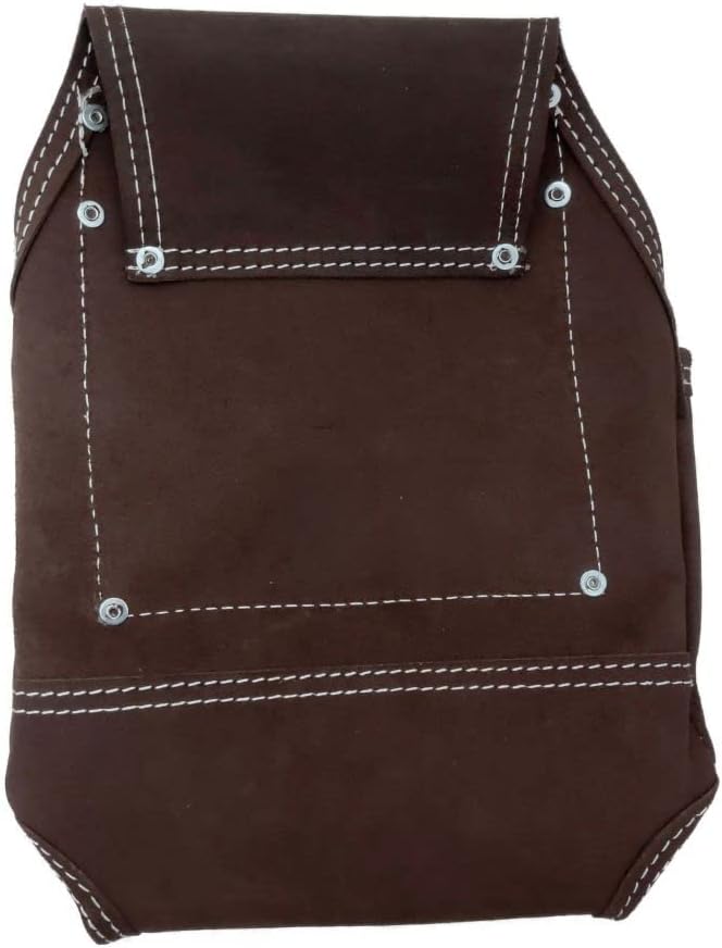 Zeluga 20-114 10 Pocket Rigger Heavy Duty Suede Leather Tool Bag, Brown
