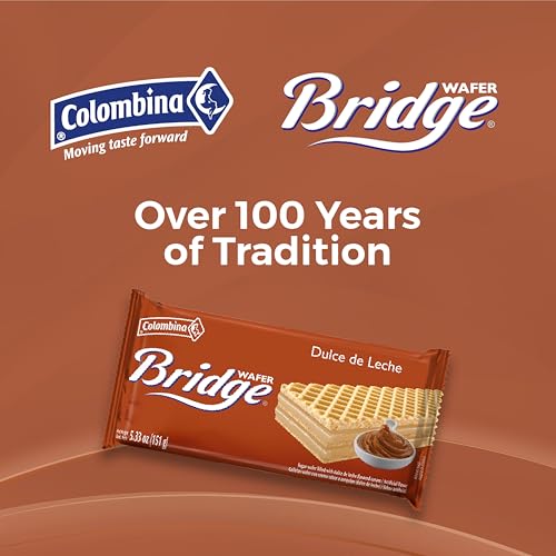 Image of Colombina Dulce de Leche Wafer Bridge, 5.33 oz (Pack of 2)