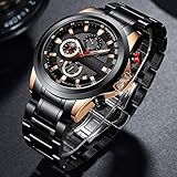 Leuchtanzeige: auch in der Nacht, können Sie bequem die Zeit erfassen.