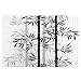 KIMDFACE Rompecabezas Puzzle 1000 Piezas,Silueta de árbol de bambú Espiritual Deja Imagen Japonesa Zen Feng Shui Boho，Educa Inteligencia Jigsaw Puzzles para Niños Adultos