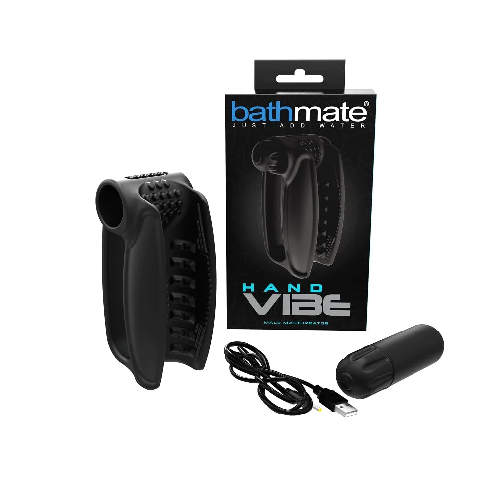 Bathmate - Hand Vibe Male Masturbator in Black