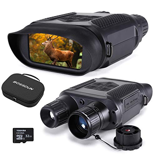 Digitales Nachtsicht Fernglas für die Jagd 7x31 mit 4 Zoll TFT LCD HD-Infrarot IR Kamera und Camcorder mit Einer…