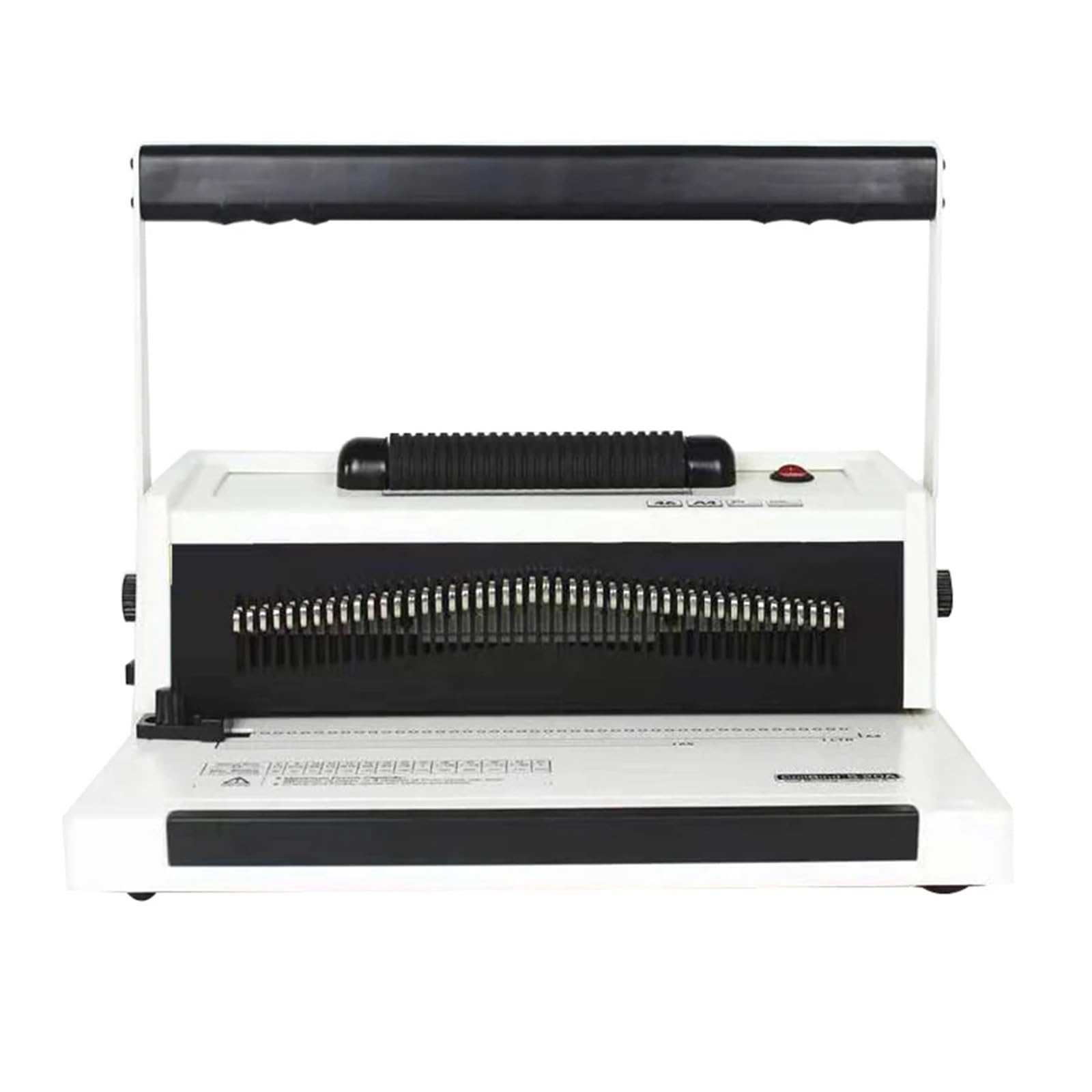 Rilegatrice, S20A Electric Card Loose-Leaf Punching Machine Spiral Plastic Ring Binding And Punching Machine Single Coil Binding Machine per scuola e ufficio
